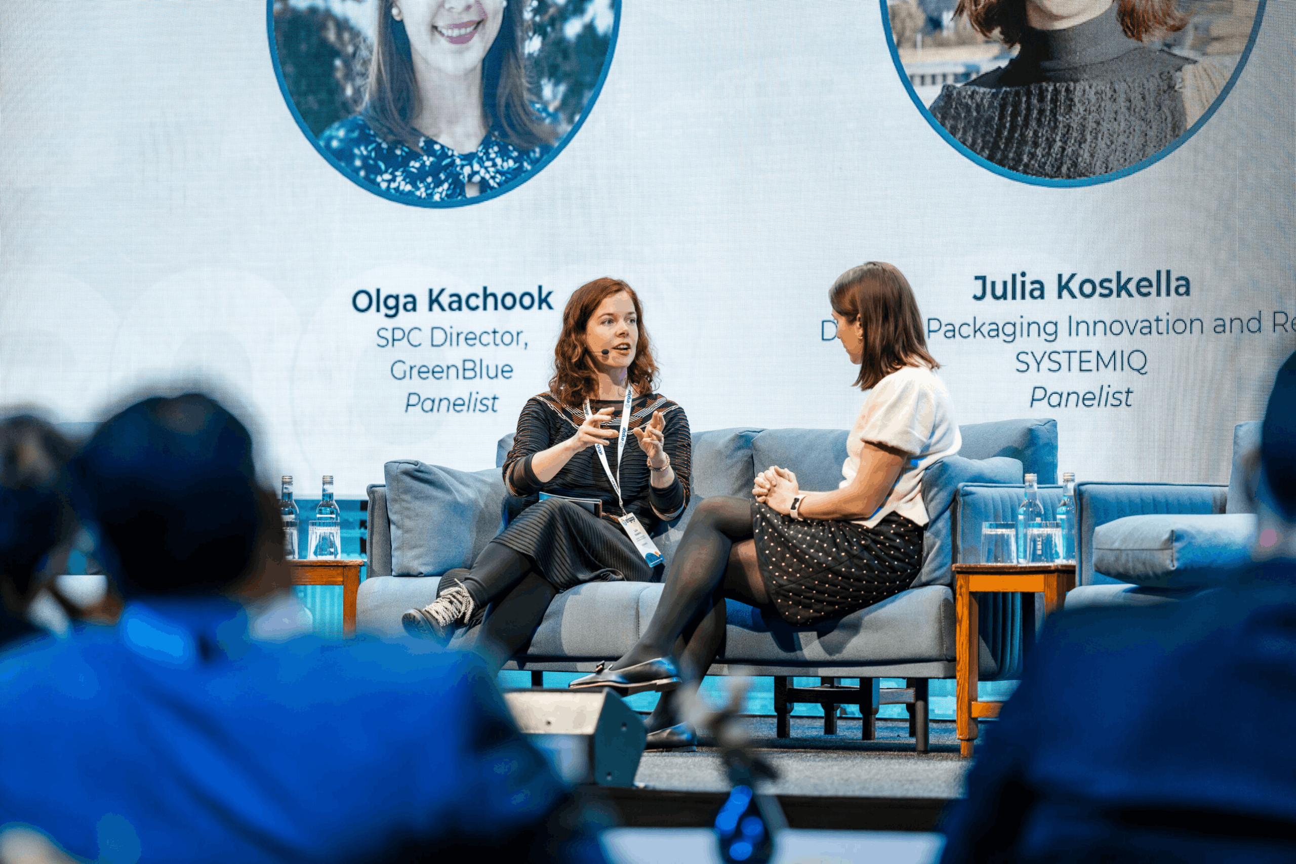 Female Speaker on stage