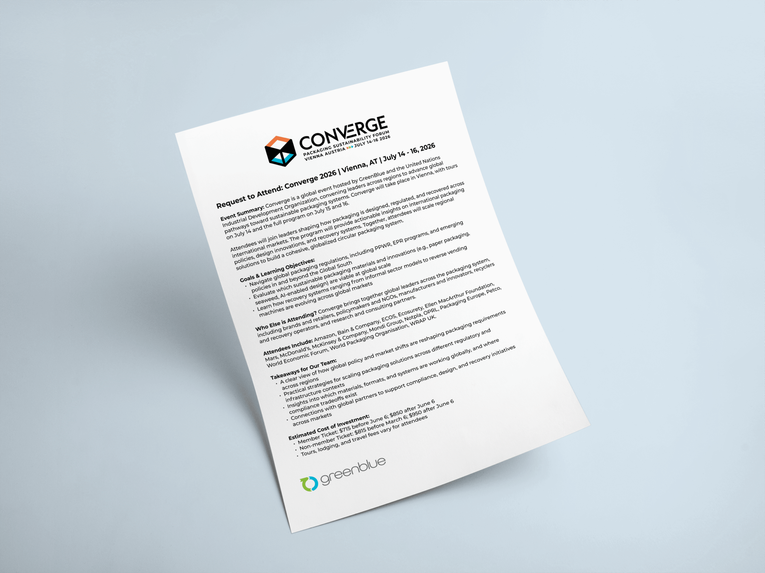 Permission to Attend Mockup